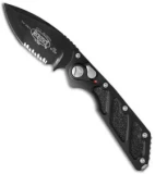 Microtech DOC Killswitch Automatic Knife Aluminum (3.75" Black Serr) 154-2