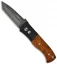 Emerson Protech Custom CQC-7 Desert Ironwood Automatic Knife (3.25" Damascus)