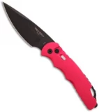 Protech TR-4.3 Red Tactical Response 4 Automatic Knife (4" Black Plain)