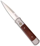 Protech Custom Steel Godfather Knife w/ Cocobolo  (4" Satin Plain) 947-C