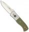 Emerson Protech Custom Steel CQC-7A Automatic Knife Green G-10 (3.25" Stonewash)