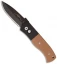 Emerson Protech CQC7-A Automatic Knife w/ Coyote Brown G-10 (3.25" Black Plain)