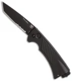 Meyerco Blackie Collins Rifleman's Tool Automatic Knife (3.75" Black Serr)