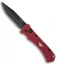 Paragon Mini ERT Red Automatic Knife (2.75" Black Plain)