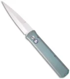 Protech Custom Titanium Godfather Automatic Knife (4" Hand Satin)
