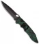 Piranha Predator Green Tactical Automatic Knife (4.1" Black)
