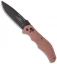 Meyerco 18 X-Ray Spear Point Automatic Knife Brown (3.8" Black) MFXRAY2E