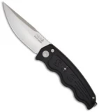 SOG-TAC Automatic Knife Clip Point Black Aluminum (3.5" Satin) ST-01