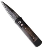 Pro-Tech Custom Godson Automatic Knife Dark Mastodon Ivory (3.15" Damascus)