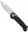 Microtech LUDT Automatic Knife Black (3.4" Satin Serr) 135-5