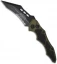 Microtech Vector Green Automatic Knife (3.95" Black Serr) 132-2GR