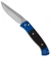 Pro-Tech Brend 2 Small Automatic Knife Blue/Black G-10 (2.9" Satin) 1201BLU