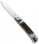 AKC Classic 8" Lever Lock  Automatic Italian Knife Stag Horn (3.2" Polish)