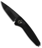 SOG One-Zero AU Automatic Knife Black Al (3.1" Black Chrome)