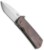 Boker Plus Shamsher Automatic Liner Lock Knife Copper (1.9" Satin) 01BO362