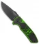 Pro-Tech Les George SBR GXII Automatic Knife Black/Green G-10 (2.6" Black)