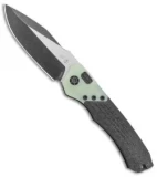 Heretic Knives Wraith Automatic Knife Integral CF/Jade (4" Two-Tone SW)