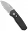 Pro-Tech Runt 5 Wharncliffe Automatic Knife Black (1.9" Stonewash)