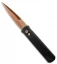 Pro-Tech Godfather Automatic Knife Solid Black (4" Rose Gold) 921 RG