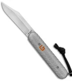 Chuck Gedraitis Switch Army Switchblade Automatic Knife Silver Twill