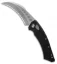 Microtech Hawk Automatic Knife (4" Full Serrations Stonewash) 166-12