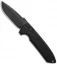 Protech Les George Rockeye Operator Automatic Knife Black Aluminum (3.5" Black)