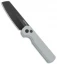 Arcform Slimfoot Automatic Knife Grey Aluminum (3.1" Black)