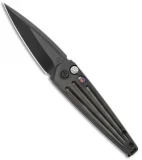 Medford Nosferatu Automatic Knife Black Titanium (3.5" Black PVD)