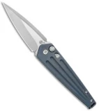 Medford Nosferatu Automatic Knife Blue Titanium (3.5" Satin)