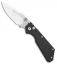 Strider + Pro-Tech SnG Automatic Knife Black 7075 Aluminum  (3.5" Mirror)