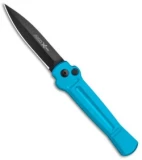 AKC X-treme Ace Automatic Knife Light Blue (3.6" Black)