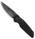 Pro-Tech TR-3 Custom Automatic Knife Black Fish Scale (3.5" Mirror DLC)