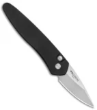 Pro-Tech Half-Breed Automatic Knife Left Hand Black (1.95" Stonewash) 3605-LH