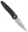 Pro-Tech Newport Automatic Knife Left Hand Black (3" Stonewash) 3405-LH