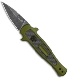 Kershaw Launch 12 CA Legal Stiletto Automatic Knife OD Green (1.9" Black SW)