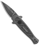 Kershaw Launch 12CA Stiletto Automatic Knife Gray (1.9" Black Stonewash)