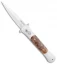Pro-Tech Large Don Automatic Knife Silver/Maple (4.5" Satin)