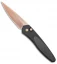 Protech Newport Black Automatic Knife Carbon Fiber (3" Rose Gold)