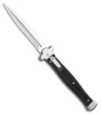 AGA Campolin Zero+ Italian Leverlock Automatic Knife Black G-10 (4.5"STN Dagger)