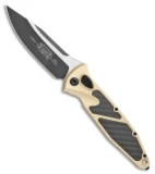 Microtech Socom Elite S/E Automatic Knife Gold/CF (4" Two-Tone) 160A-1CGCFI