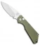 Strider + Pro-Tech SnG Automatic Knife Green Aluminum (3.5" SW) 2401-Green