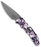 Pro-Tech TR-5 Skull Tactical Response Auto Knife Purple Skulls (3.25" Acid SW)