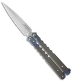 Pro-Tech FlyFather Balisong Butterfly Knife BB Fade + Random Clip (Stonewash)