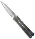 Pro-Tech FlyFather Balisong Butterfly Knife BB Random Fade + Clip (Stonewash)