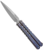 Pro-Tech FlyFather Balisong Butterfly Knife w/ Clip (4.25" Stonewash)