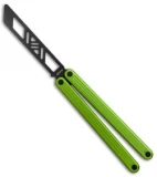 Glidr Arctic Butterfly Trainer Knife Lime Green (4.25" Black)