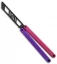 Glidr Arctic Series Butterfly Trainer Knife Milky Way (4.25" Black)