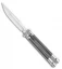 Biegler Bladeworks Custom Corsair Hand Ground Balisong Ti/CF (4.1" Satin)